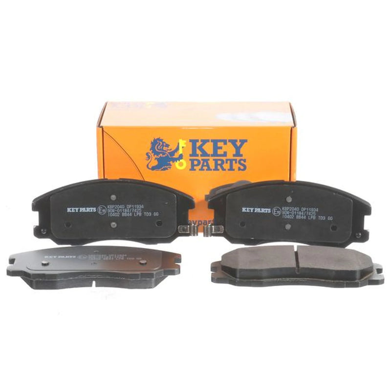 Key Parts 4 x Front Brake Pad Set KBP2040
