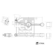 Febi Control/Trailing Arm Rear 177656