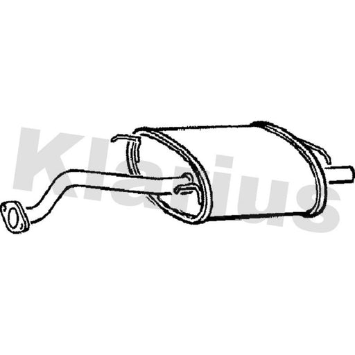 Klarius Box With Tail Pipe Rear RR257Q