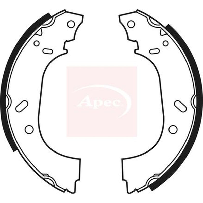 Apec Brake Shoe Set Axle Kit SHU551