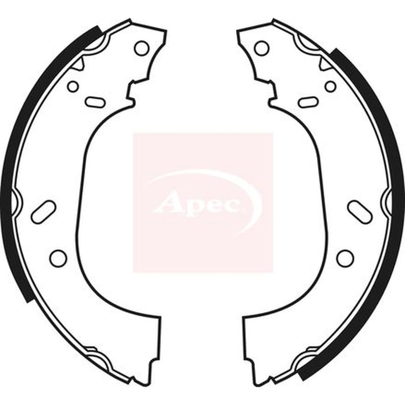 Apec Brake Shoe Set Axle Kit SHU551