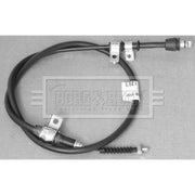 Borg & Beck Handbrake Cable Left Rear BKB3137