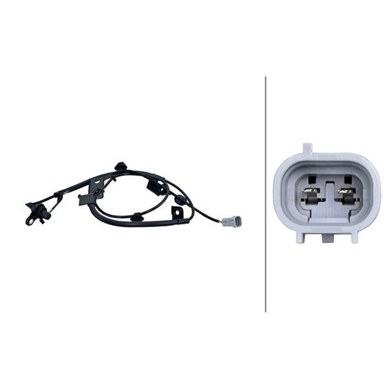Hella ABS Wheel Speed Sensor Front Left 6PU 230 048-741