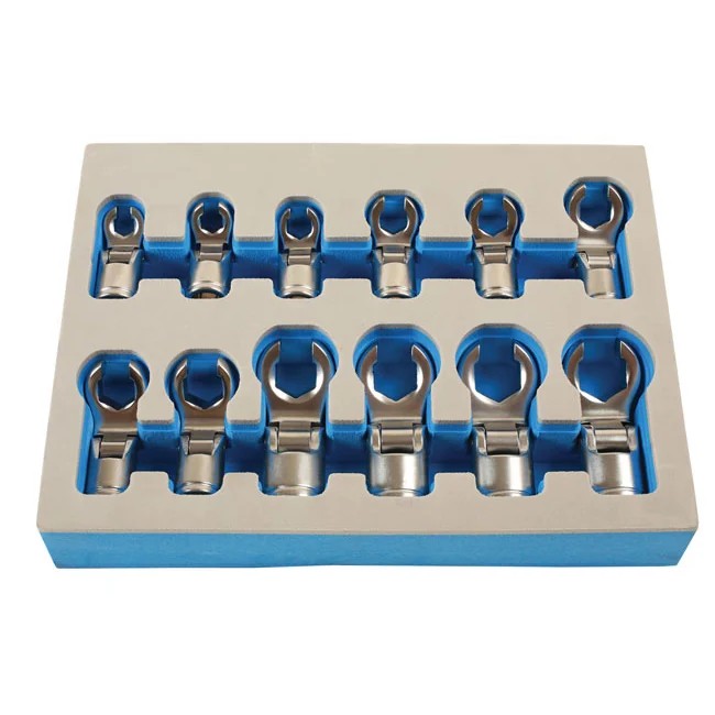 Laser Tools Flexible Crows Foot Wrench Set 3/8"D 12pc - PL