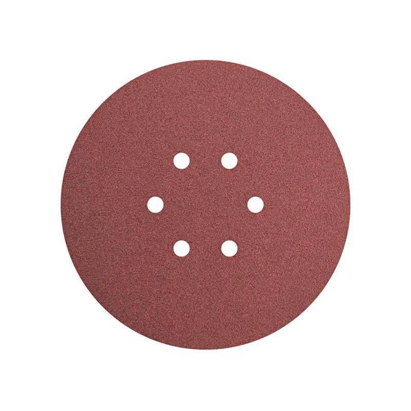 Faithfull Hook & Loop Sanding Disc DID2 Holed 150mm Coarse (Pack 5)