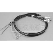 Borg & Beck Handbrake Cable Left Rear BKB3043