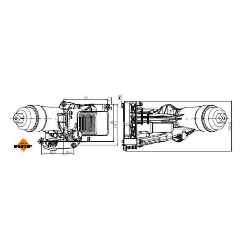NRF Oil Filter Housing 31877