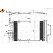 NRF Air Conditioning Condenser 35633