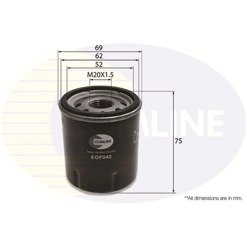 Comline Engine Oil Filter EOF042