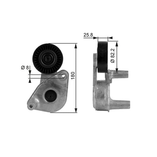 Gates Auxiliary Belt Tensioner T38149