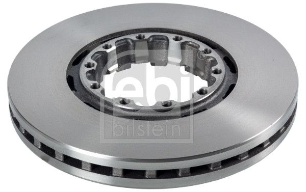 Febi 2 x Brake Disc Set Internally Vented Rear