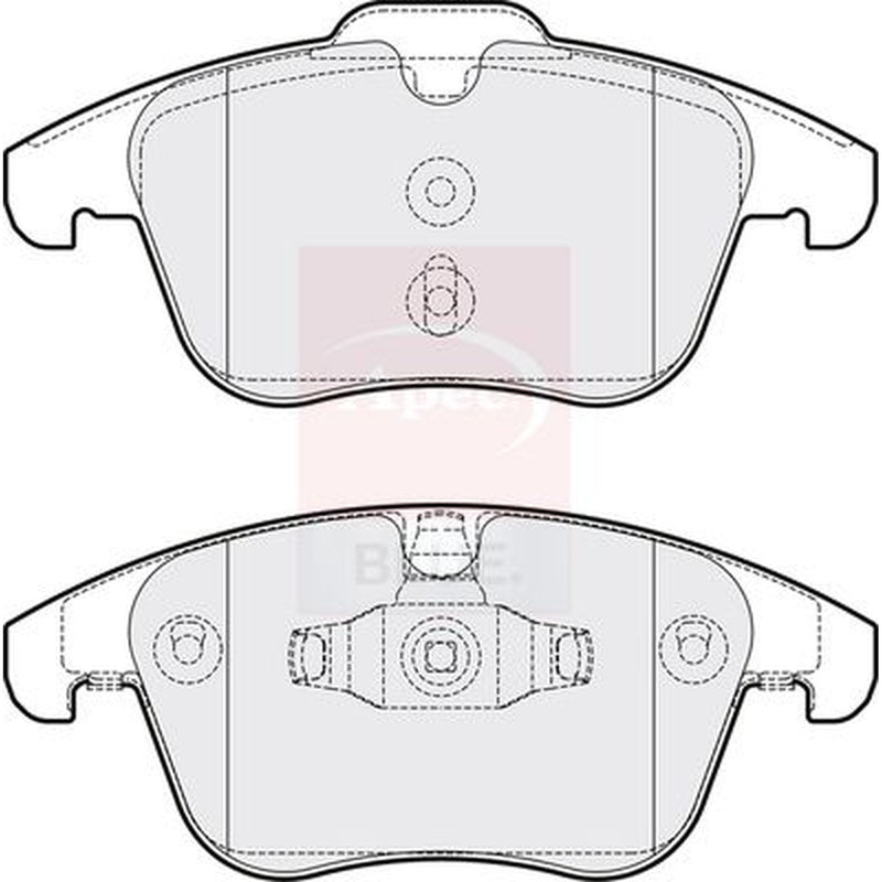 Apec Front Brake Pad Set PD4306