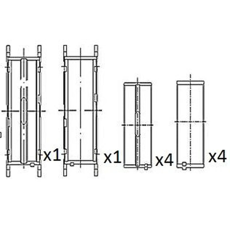 FAI Main Bearing Set BM1055-STD