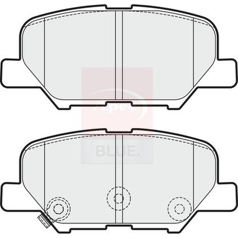 Apec Rear Brake Pad Set PD3363