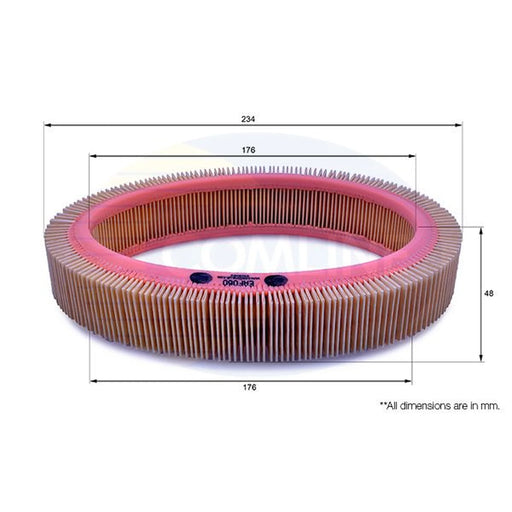 Comline Engine Air Filter EAF060