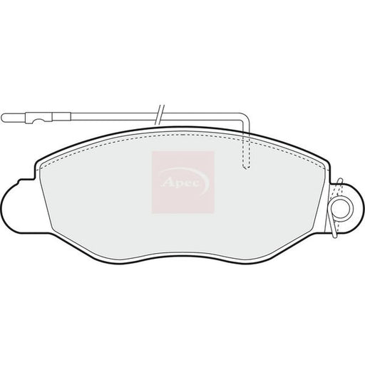 Apec Front Brake Pad Set PAD1300