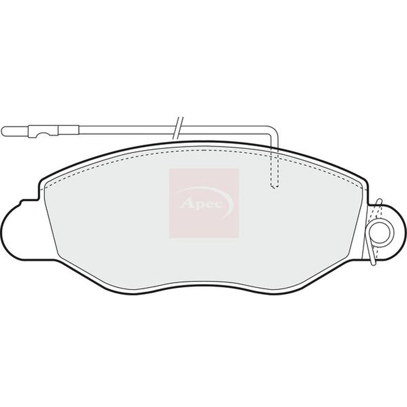 Apec Front Brake Pad Set PAD1300