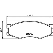 DON Front Brake Pad Set PCP1846