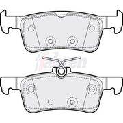 Fahren Rear Brake Pad Set FBP3848