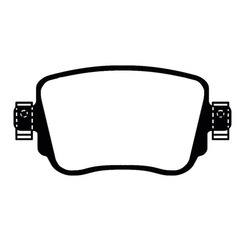 Abtex Rear Brake Pad Set PLU2402