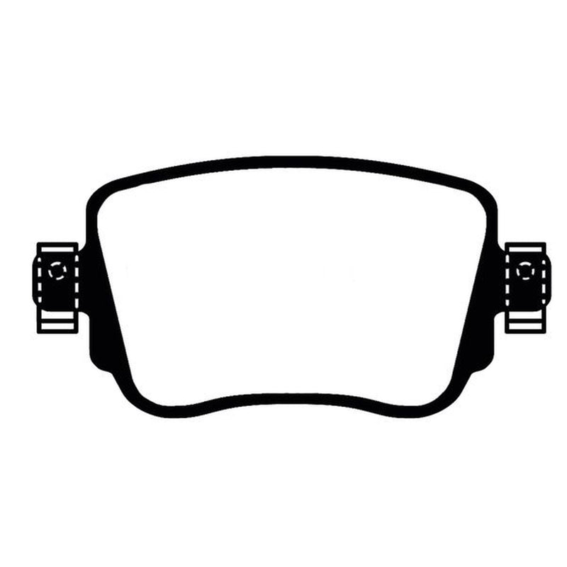 Abtex Rear Brake Pad Set PLU2402