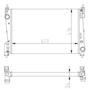 NRF Engine Radiator 54752A