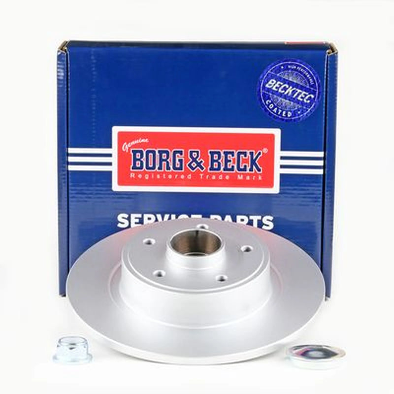 Borg & Beck 2 x Solid Rear Brake Discs BBD5977S
