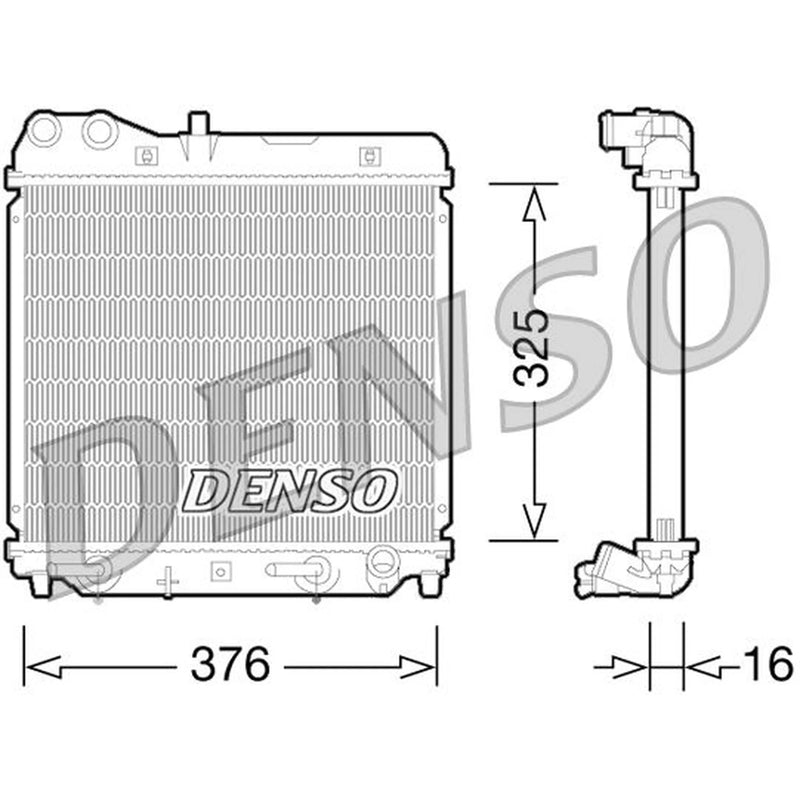 Denso Engine Radiator DRM40026