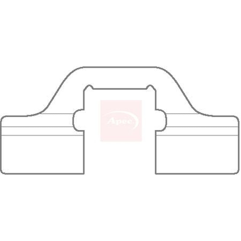 Apec Brake Pad Accessory Fitting Kit Rear KIT1134