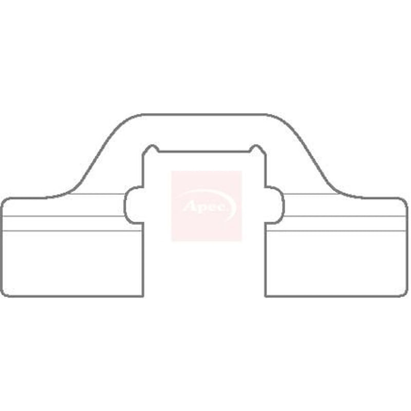 Apec Brake Pad Accessory Fitting Kit Rear KIT1134