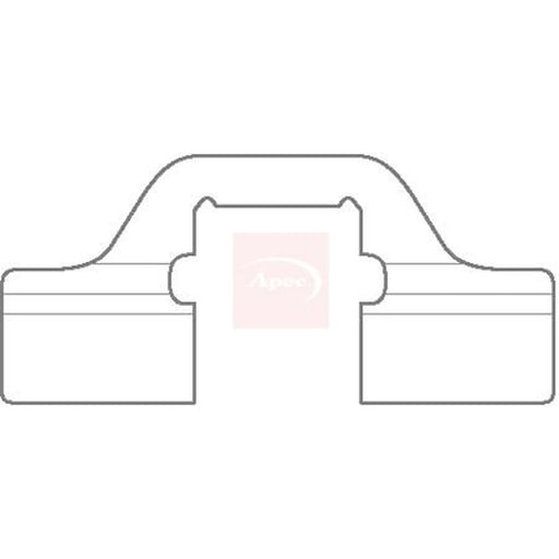 Apec Brake Pad Accessory Fitting Kit Rear KIT1134