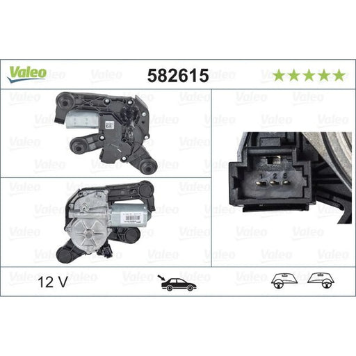 Valeo Front/Rear Wiper Motor Rear 582615
