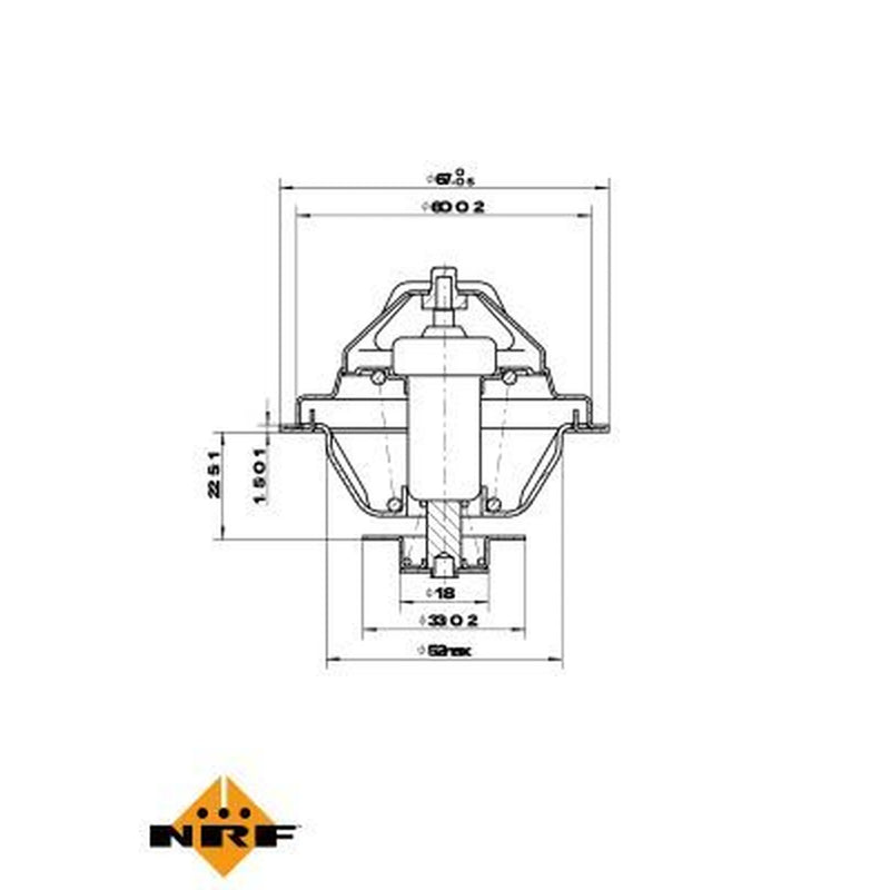NRF Thermostat,Coolant 725162
