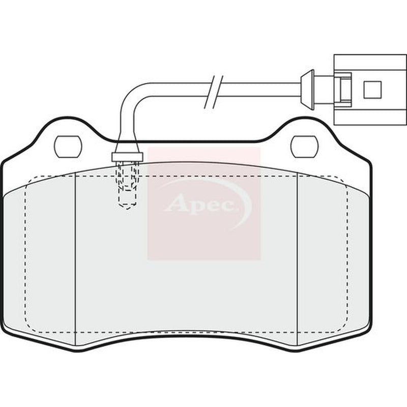Apec Front Brake Pad Set PAD1374