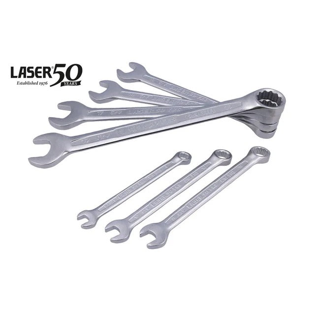 Laser Tools Combination Spanner Set 6 - 24mm 14pc - 50th Anniversary - PL