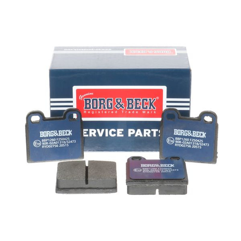 Borg & Beck 4 x Rear Brake Pad Set BBP1260