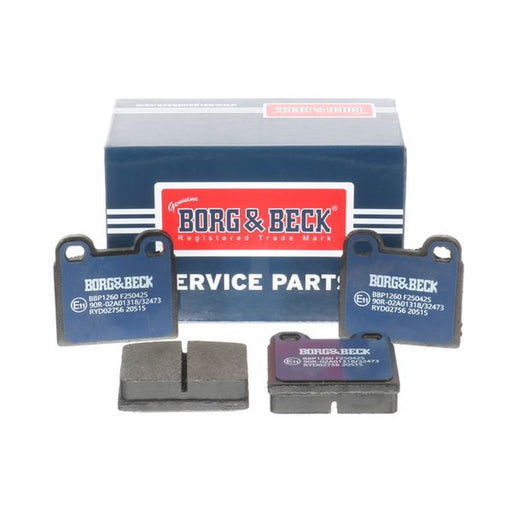 Borg & Beck 4 x Rear Brake Pad Set BBP1260