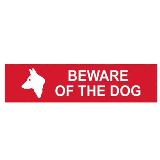 Scan Beware Of The Dog - PVC Sign 200 x 50mm - 5251