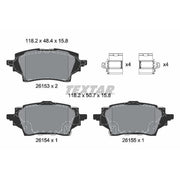 Textar Rear Brake Pad Set 2615301