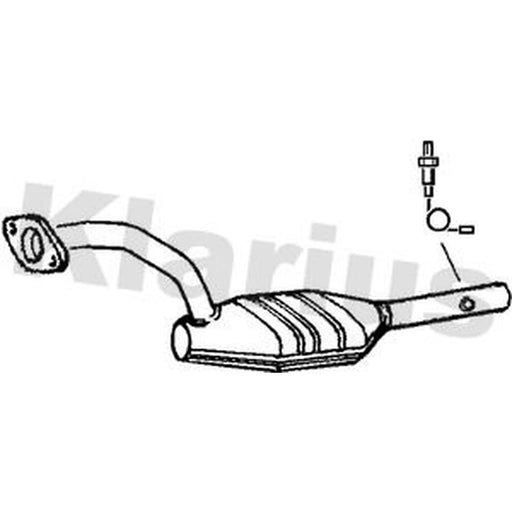 Klarius Catalyst Type Approved With Pipe Front 323030