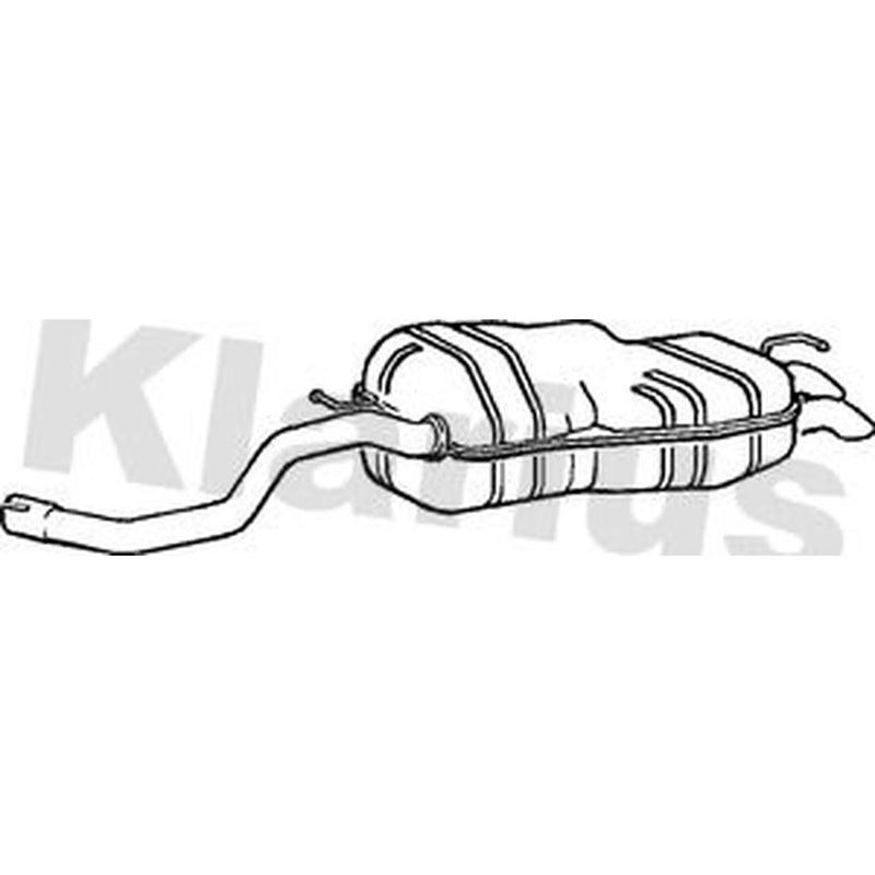 Klarius Box With Tail Pipe Rear AU234Q