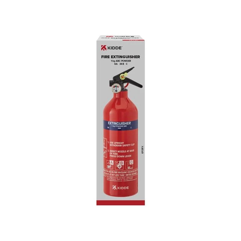 Kidde KPS1FX Multi-purpose Fire Extinguisher 1kg - KPS1FX