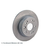 Blue Print 2 x Solid Rear Brake Discs ADH24387