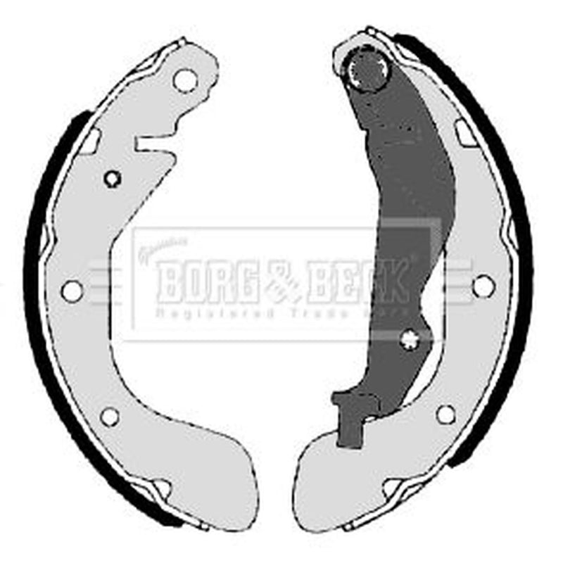 Borg & Beck Brake Shoe Set Axle Kit BBS6349