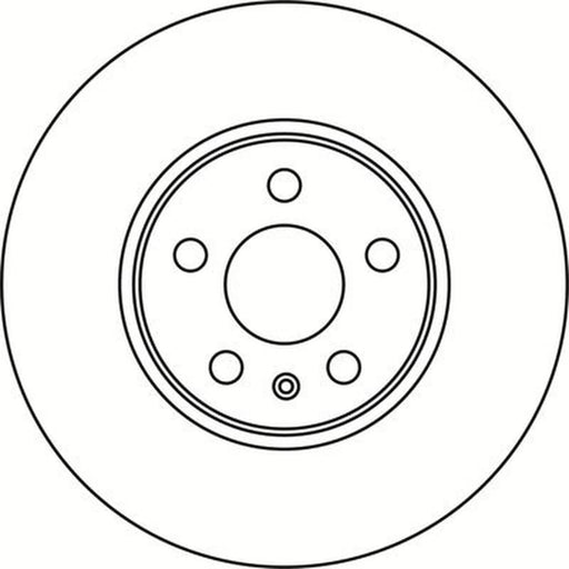 Abtex 2 x Vented Front Brake Discs BD1543V