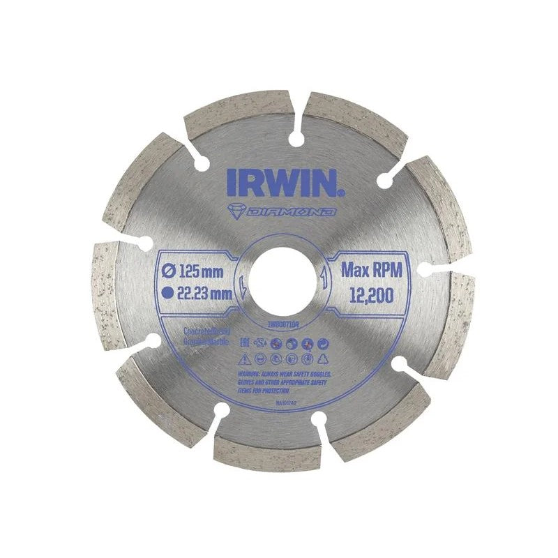 IRWIN® Segmented Diamond Blade 125 x 22.23mm - IW8087104