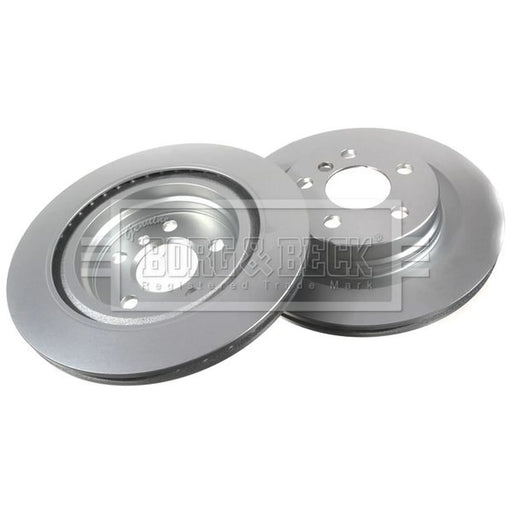 Borg & Beck 2 x Vented Rear Brake Discs BBD5383