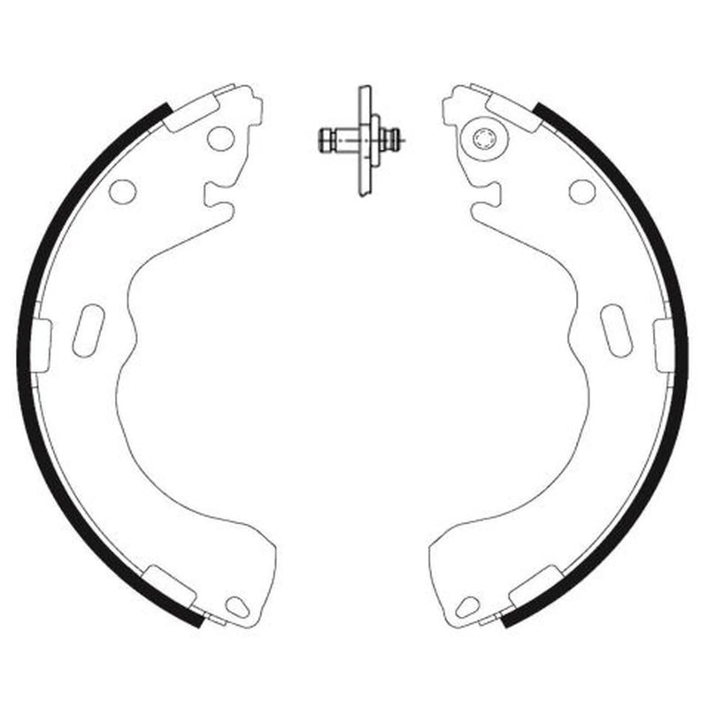 Mintex Brake Shoe Set Axle Kit MFR603