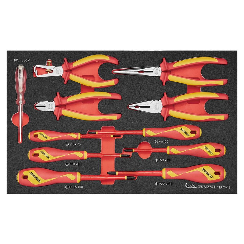 Teng Tools Insulated Tool Set FOAM3 11 Pieces