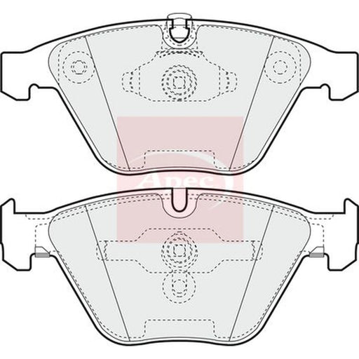 Apec Front Brake Pad Set PAD1263